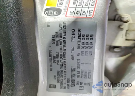 2012 Chevrolet Colorado Lt z USA, uszkodzony, nr VIN 1GCHTDFE7C8114121